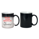 Kubek "Moja aura krzyczy spierdalaj"