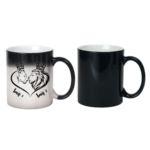 Kubek z dowolnymi imionami "Król i królowa"