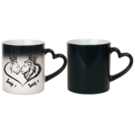 Kubek z dowolnymi imionami "Król i królowa"