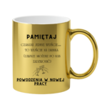 Kubek "Powodzenia w nowej pracy"