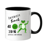 Kubek z dowolnym imieniem, wiekiem, rokiem "Żajebisty facet"