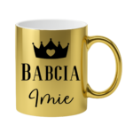 Kubek z dowolnym imieniem "Babcia"