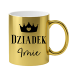 Kubek z dowolnym imieniem "Dziadek"