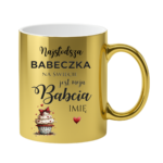 Kubek z dowolnym imieniem "Najsłodsza babeczka na świecie"