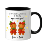 Kubek z dowolnymi imionami "Uwielbiam się z tobą opierniczać"