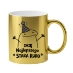 Kubek z dowolnym imieniem "Najlepszego stara ruro"