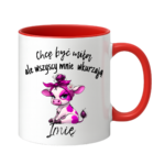 Kubek z dowolnym imieniem "Chcę być miła"