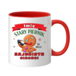 Kubek z dowolnym imieniem "Stary piernik"