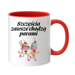 Kubek "Szczęścia chodzą parami"
