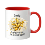 Kubek z dowolnym imieniem "Chodzą pogłoski, że jesteś boski"