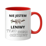 Kubek "Nie jestem leniwy"