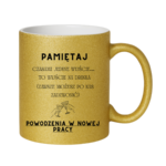 Kubek "Powodzenia w nowej pracy"