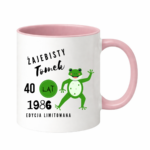 Kubek z dowolnym imieniem, wiekiem, rokiem "Żajebisty facet"