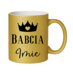 Kubek z dowolnym imieniem "Babcia"