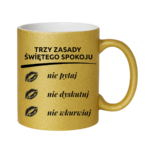Kubek "Trzy zasady świętego spokoju"