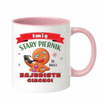 Kubek z dowolnym imieniem "Stary piernik"