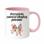 Kubek "Szczęścia chodzą parami"