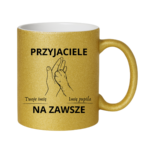 Kubek z dowolnymi imionami "Przyjaciele na zawsze"