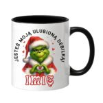 Kubek z dowolnym imieniem "Jesteś moją ulubioną debilką"