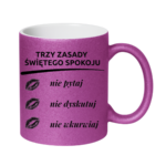Kubek "Trzy zasady świętego spokoju"