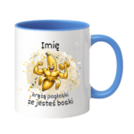 Kubek z dowolnym imieniem "Chodzą pogłoski, że jesteś boski"