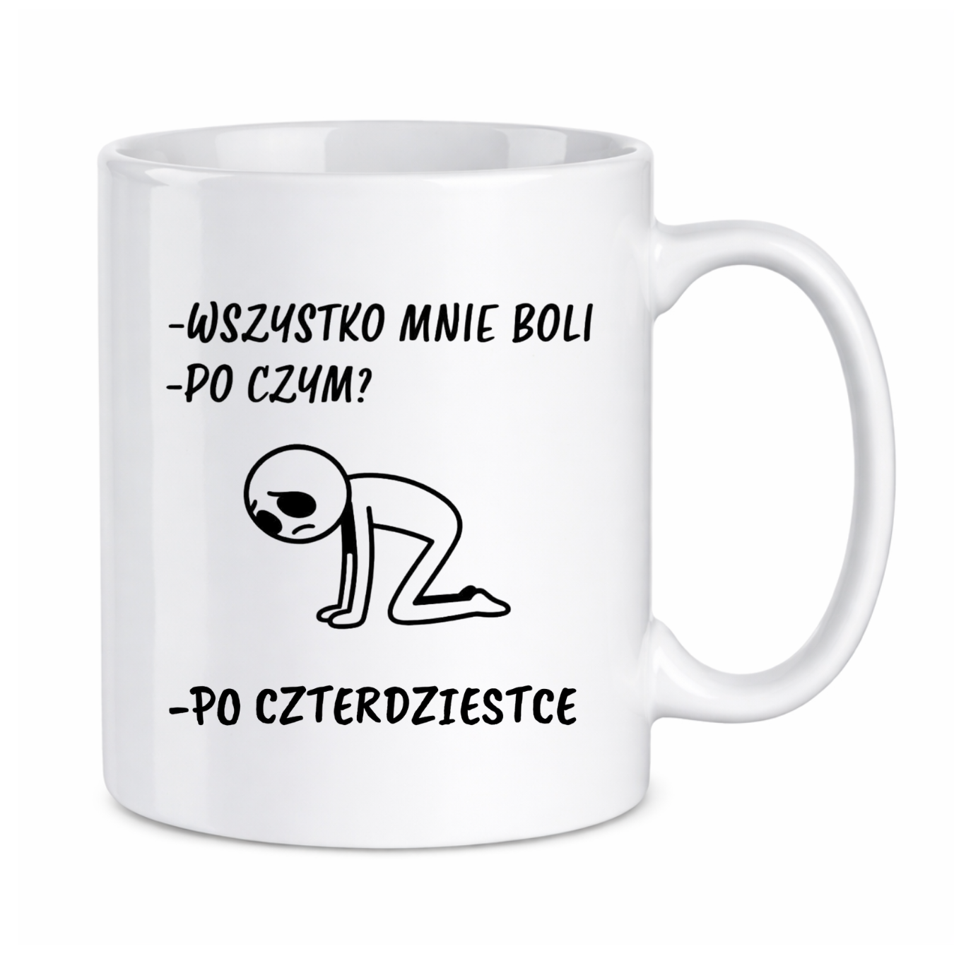 Kubek "Wszystko mnie boli...po czterdziestce"