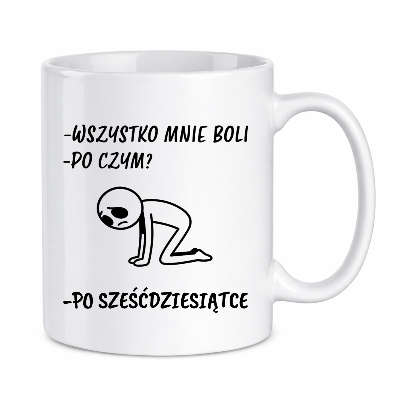 Kubek "Wszystko mnie boli...po sześćdziesiątce"