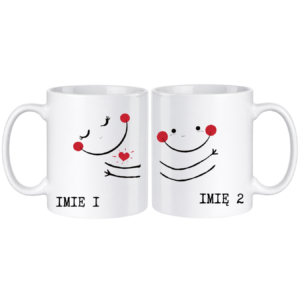 Zestaw kubków z imieniem "Buźki"