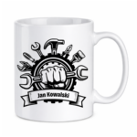 Kubek z dowolnym imieniem i nazwiskiem "Narzędzia"