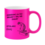 Kubek z dowolnym imieniem "Stolarz"