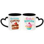 Zestaw kubków "Nieziemskie ciacho-turbo babeczka"