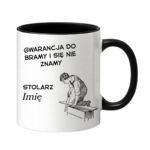 Kubek z dowolnym imieniem "Stolarz"