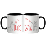 Zestaw kubków "LOVE"