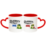 Zestaw kubków z imieniem "Żajebisty facet, żajebista kobieta"