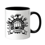 Kubek z dowolnym imieniem i nazwiskiem "Narzędzia"