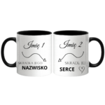 Zestaw kubków z imieniem "Skradł"