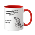 Kubek z dowolnym imieniem "Stolarz"