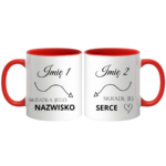 Zestaw kubków z imieniem "Skradł"