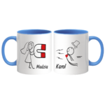 Zestaw kubków z imieniem "Magnes"