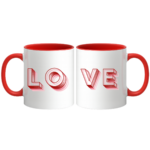 Zestaw kubków "LOVE"