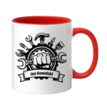 Kubek z dowolnym imieniem i nazwiskiem "Narzędzia"