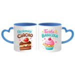 Zestaw kubków "Nieziemskie ciacho-turbo babeczka"