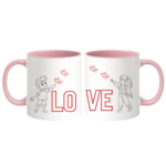 Zestaw kubków "LOVE"