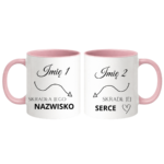 Zestaw kubków z imieniem "Skradł"