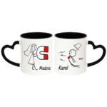 Zestaw kubków z imieniem "Magnes"