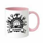 Kubek z dowolnym imieniem i nazwiskiem "Narzędzia"