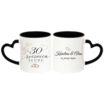 Zestaw kubków z imieniem "Rocznica ślubu"