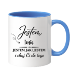 Kubek z dowolnym imieniem "Jestem jaki jestem"