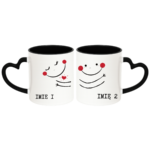 Zestaw kubków z imieniem "Buźki"