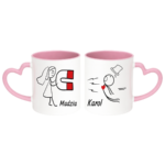 Zestaw kubków z imieniem "Magnes"